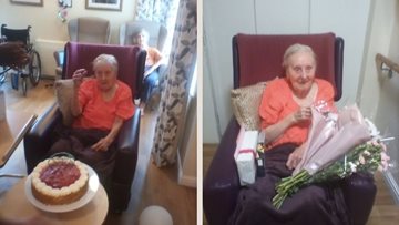 99th birthday celebrations at Harefield care home